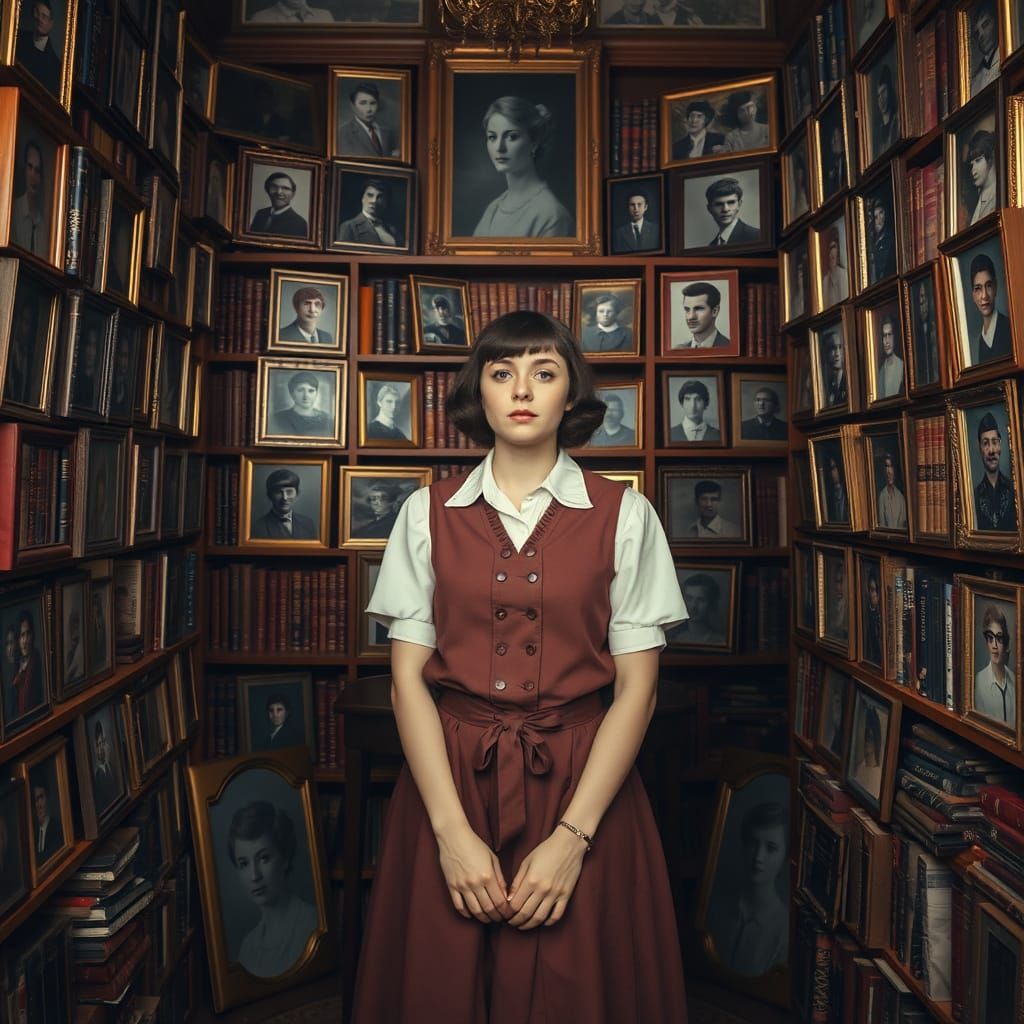 Dreamy Library of Infinite Self-Portraits