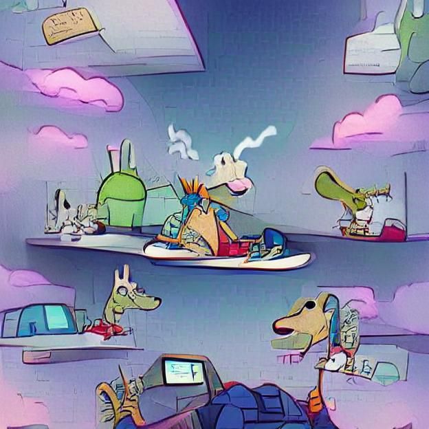 Rocko's Modern Life Character Portrait