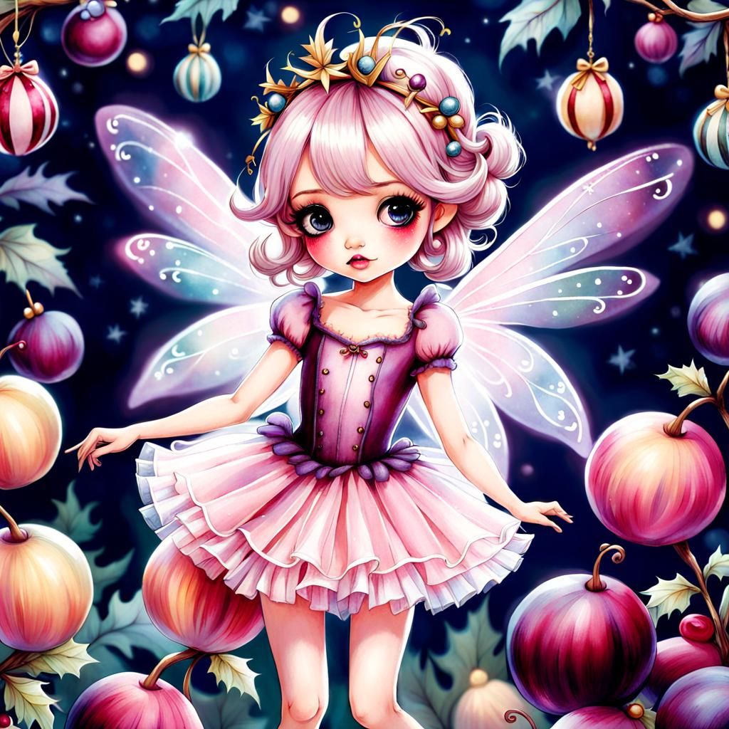Sugar Plum Fairy in Manga Art Style