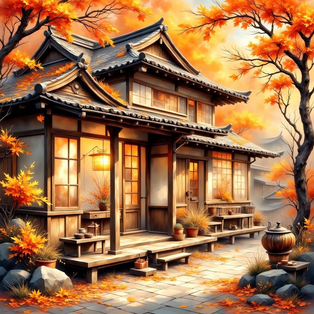 Yen Cottage in Autumn
