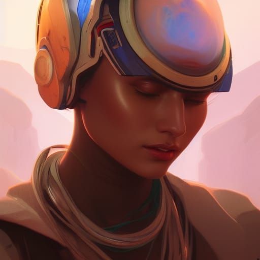 Hyperdetailed Portrait of Mars in Unreal Engine 5