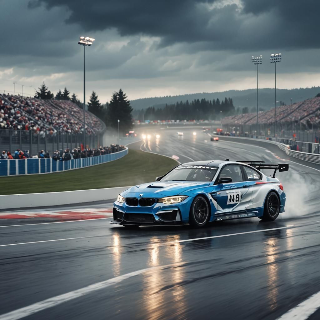 BMW Race Car Concept Art in Unreal Engine