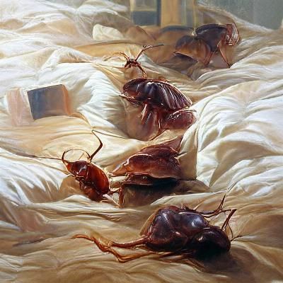 Bed Bugs in Oil Painting Style