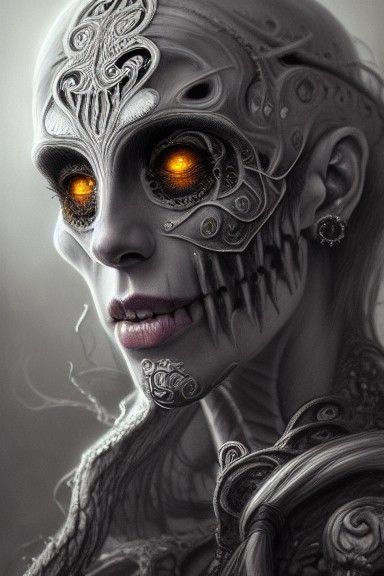 Detailed Vecna Portrait in Hyperrealistic Digital Art