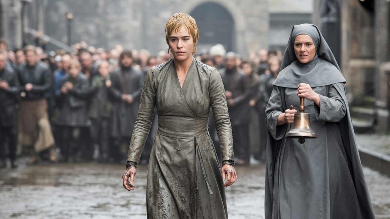 Atonement Walk: Cinematic Photograph of Defiance