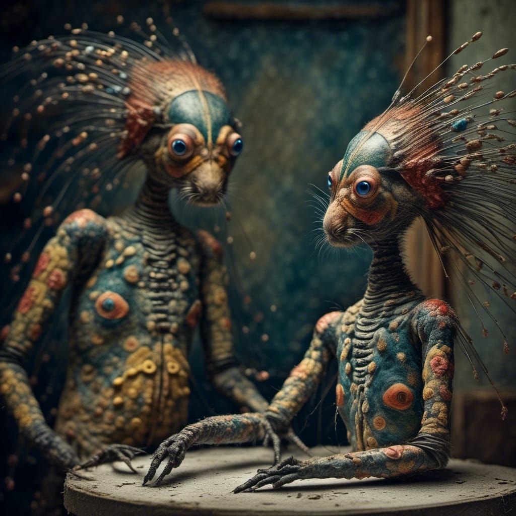 Exotic Aliens and Pets in Hyperrealistic Detail