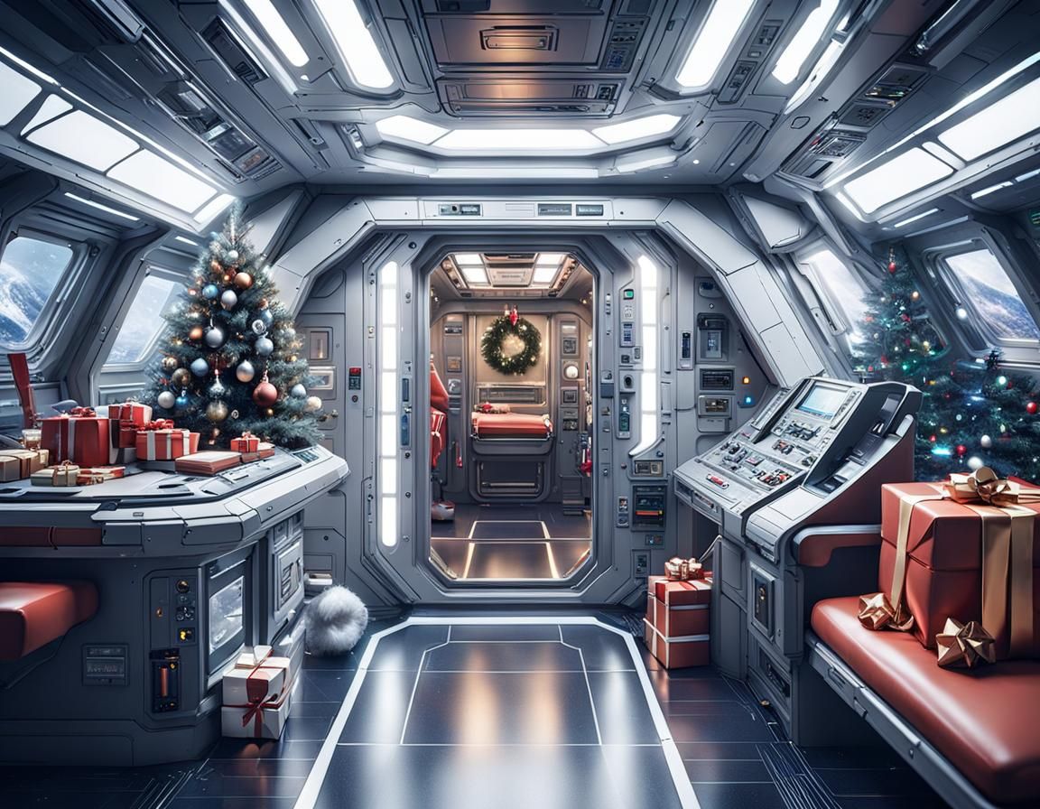 Christmas in Space: Cinematic Crew Quarters