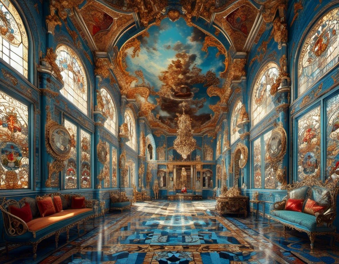 Catherine's Palace in Russia: Mosaic Art
