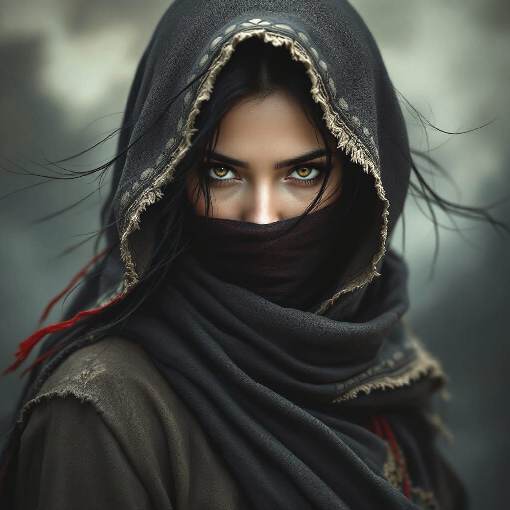 Ethereal Beauty in Traditional Elegance