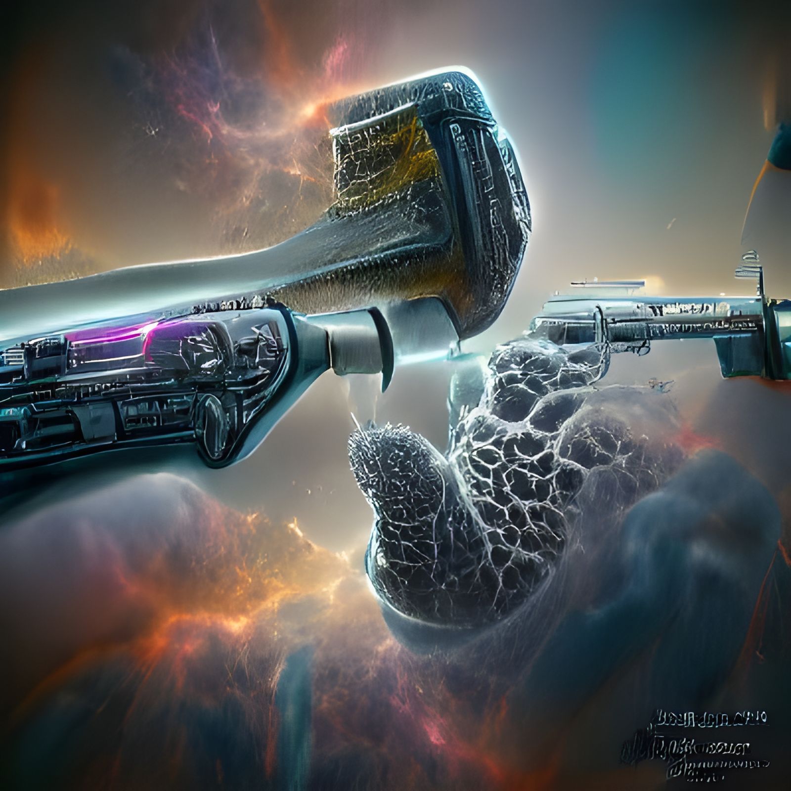 HD Science Fiction Illustration: Vulcan's Hammer
