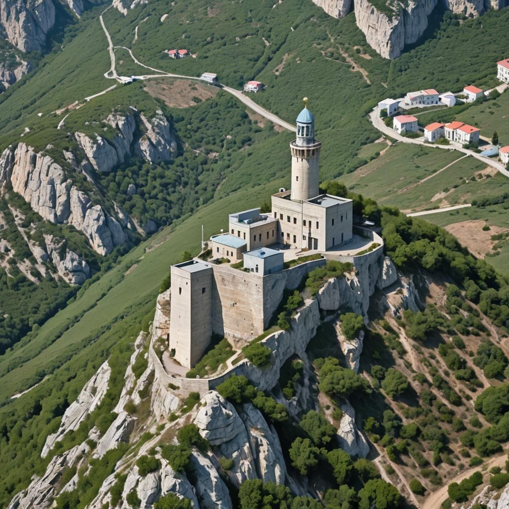 Crimean Cliffside Base Conceals College and Prison
