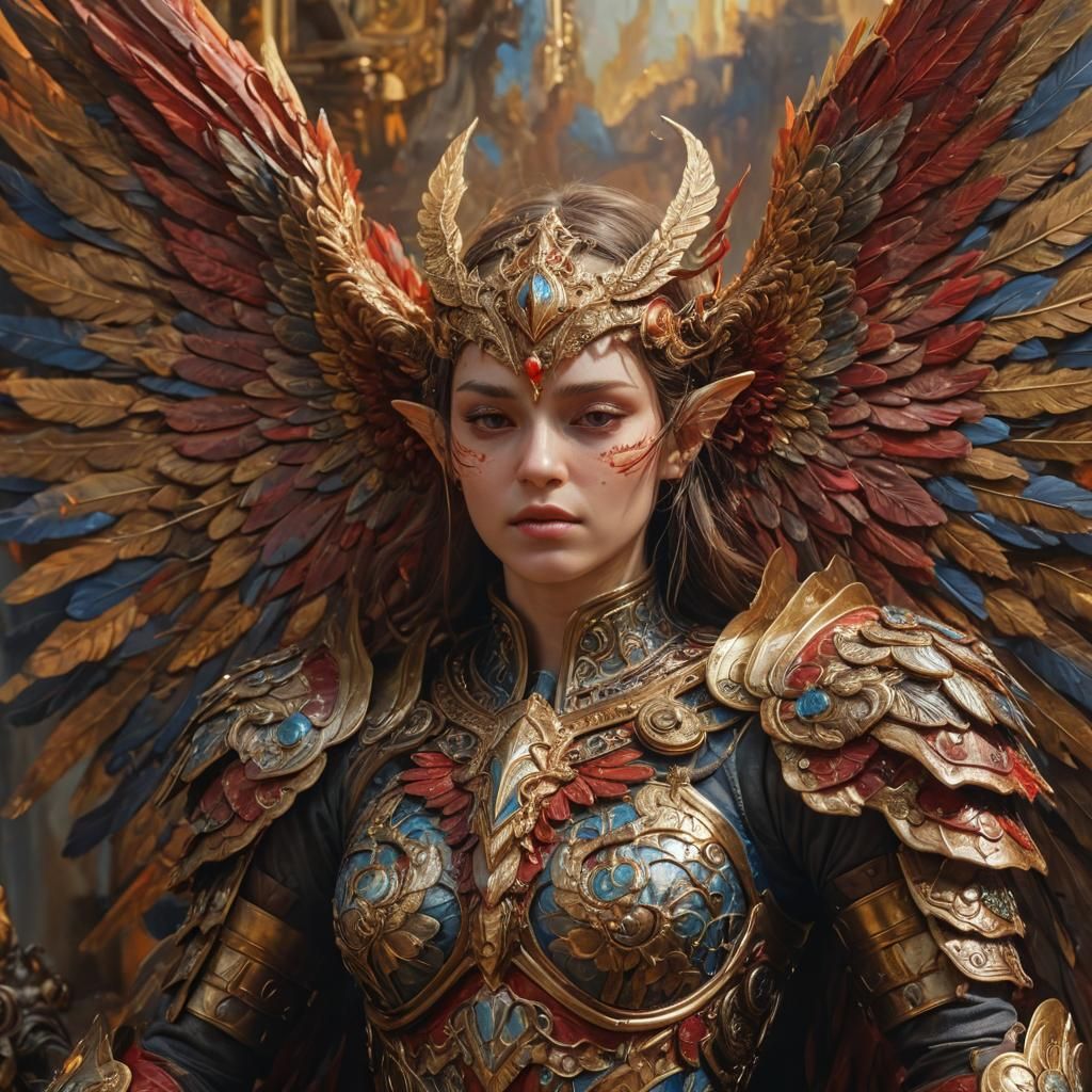 Dreamlike Creature in Expressive Oil Painting Style