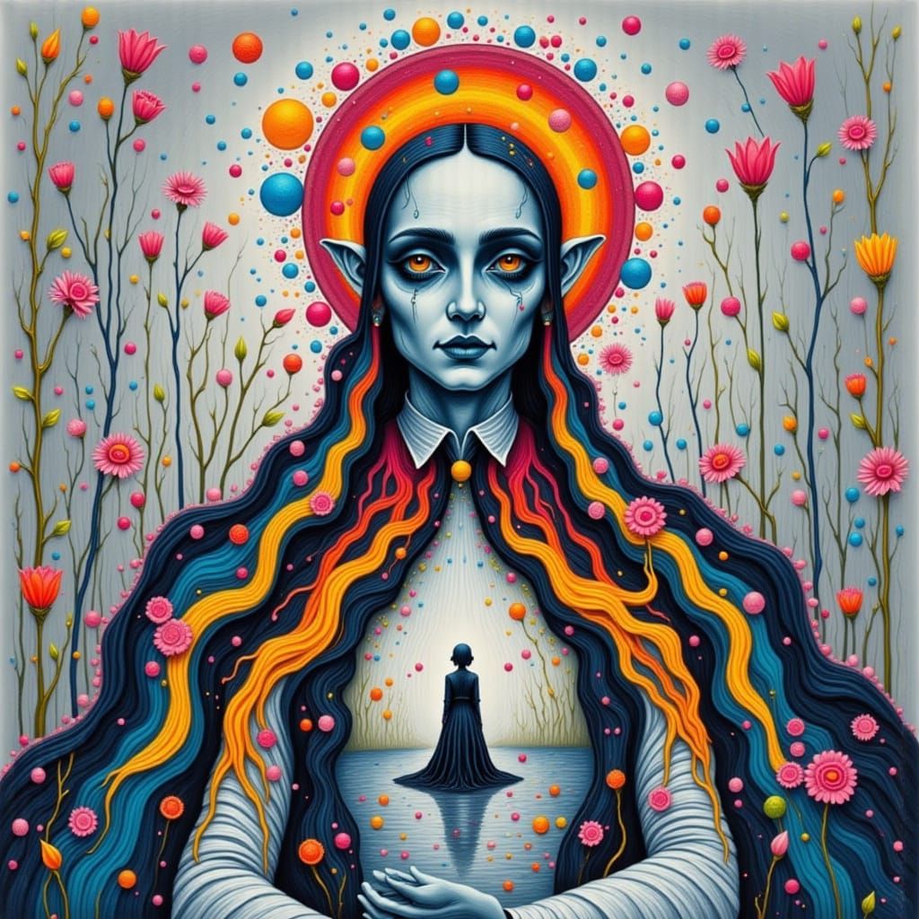 Hopeful Death: Petals, Dew, and Androtrix Wings