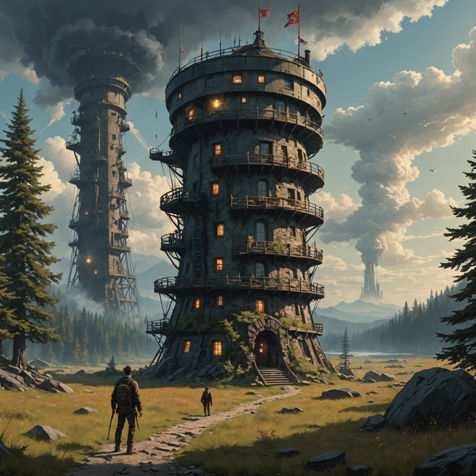 A post-apocalyptic stronghold