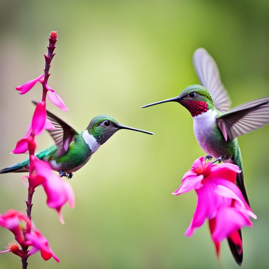 Hummingbird in Flight