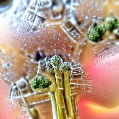 Cannabis Trichomes: Microscopic Cityscape