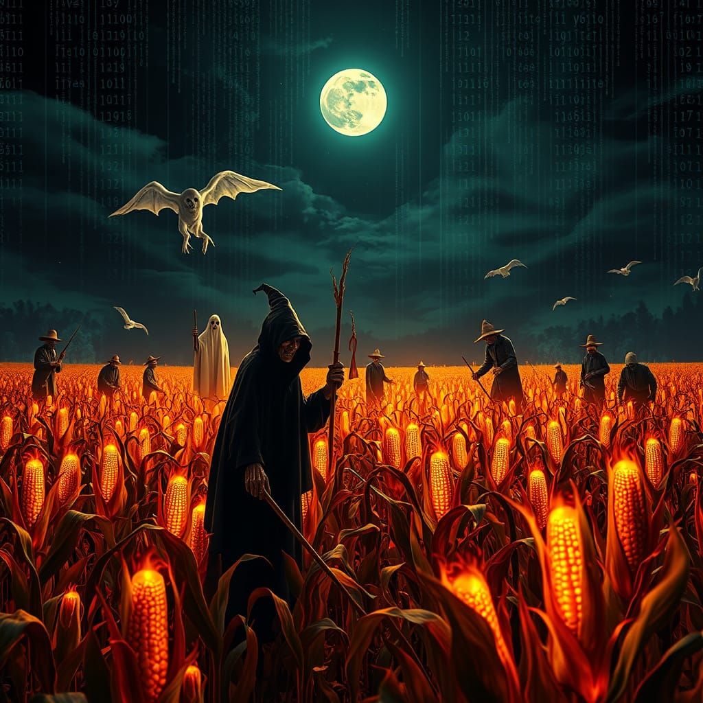 Nightmarish Harvest Festival in Binary Code
