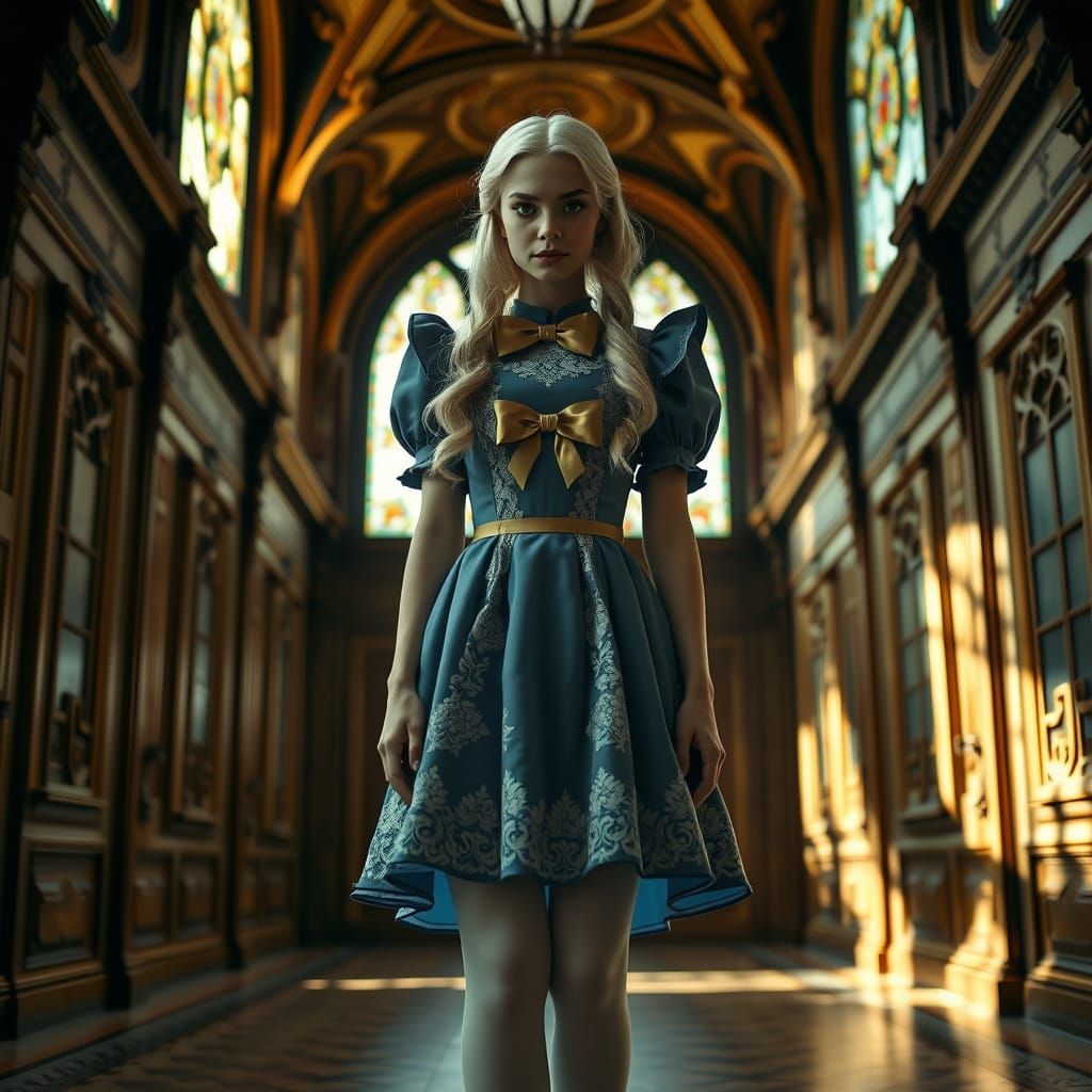 Luna Snow in Whimsical Wonderland Costume