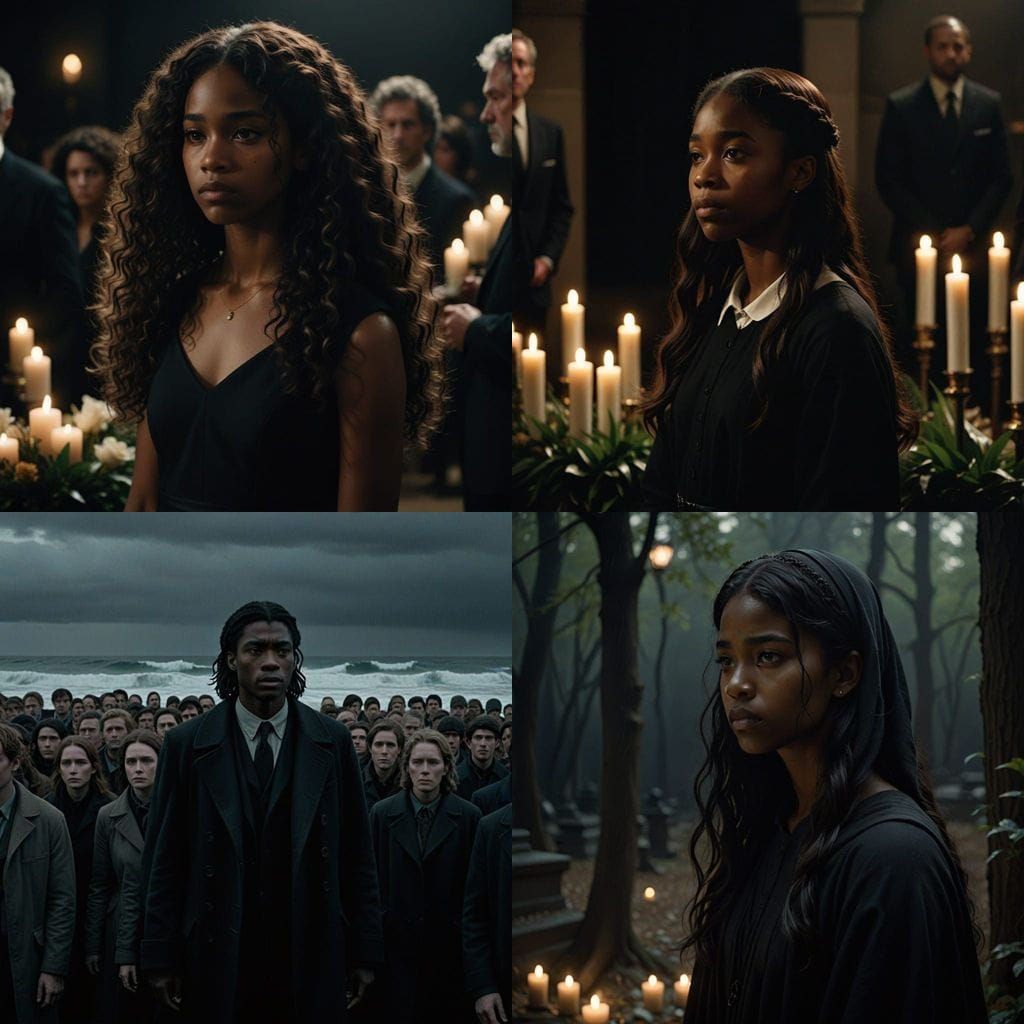 Dark Funeral Portrait in Cinematic Style