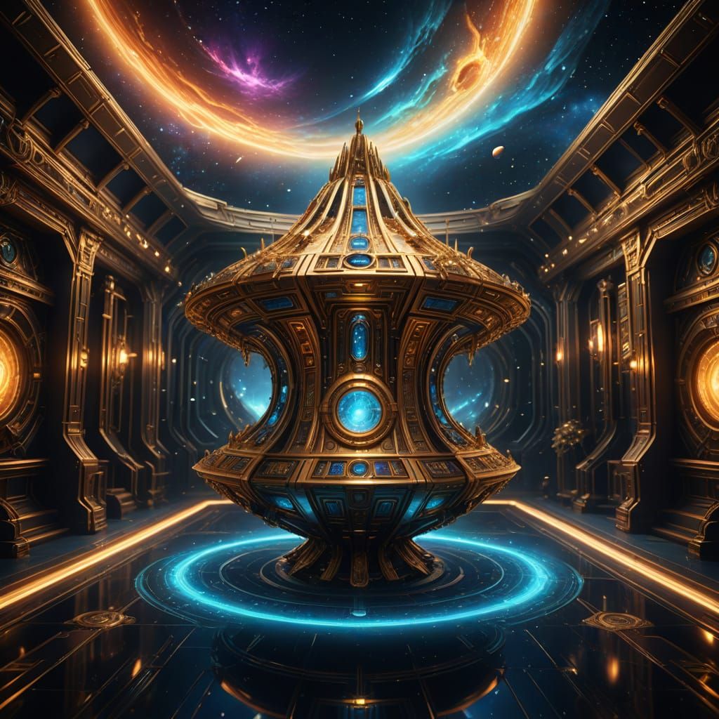 Ethereal 7 Bedroom Space House Glows with Cosmic Light