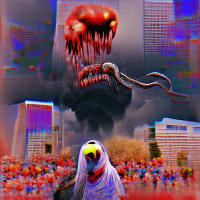 Apocalyptic Vision in a Surreal Landscape