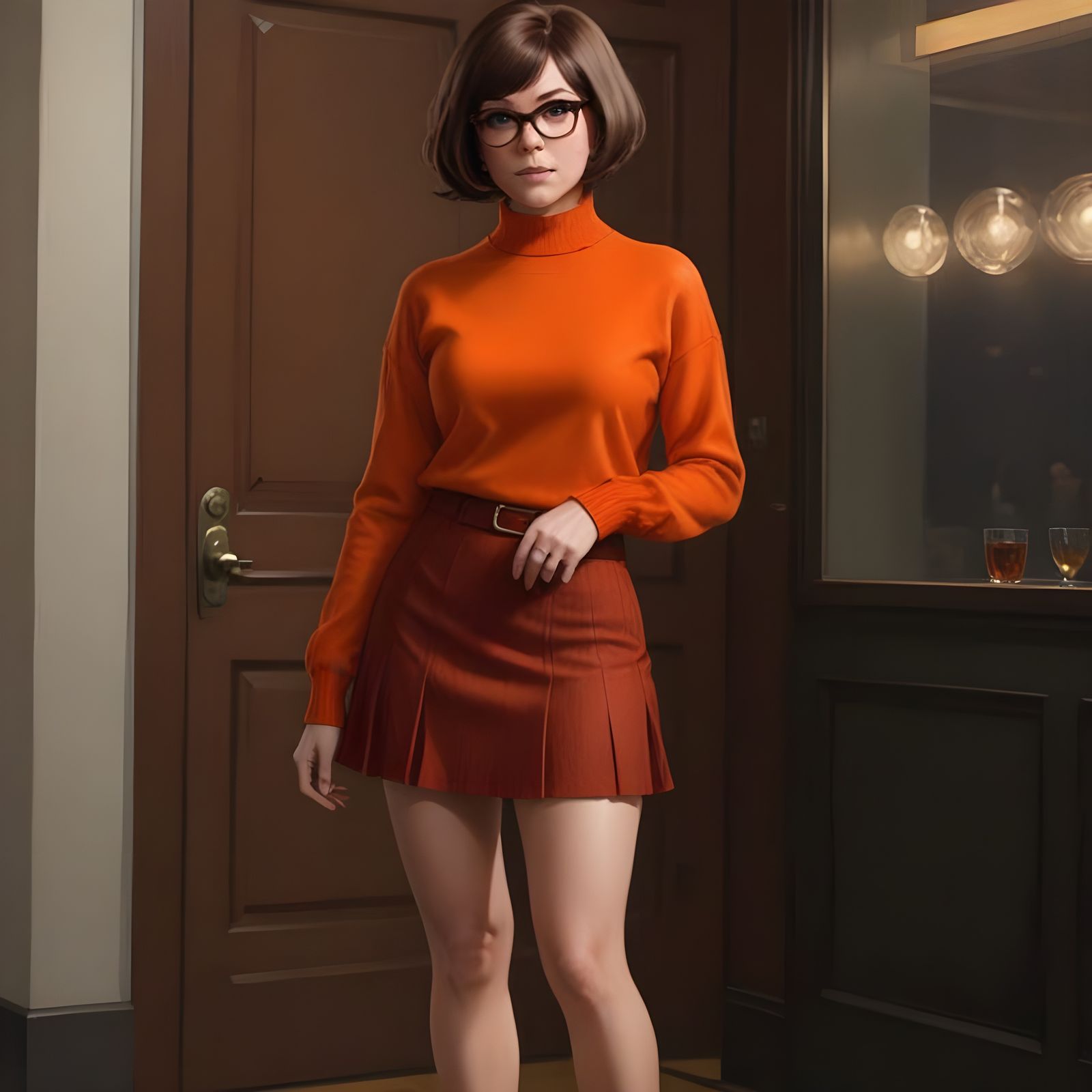Velma Dinkley, A Triadic Hued Portrait in Dynamic Lighting