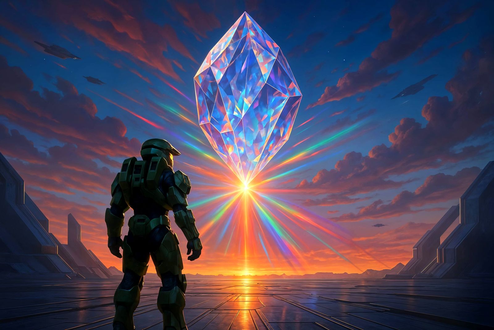 Master Chief: Forerunner Crystal Prism Dawn