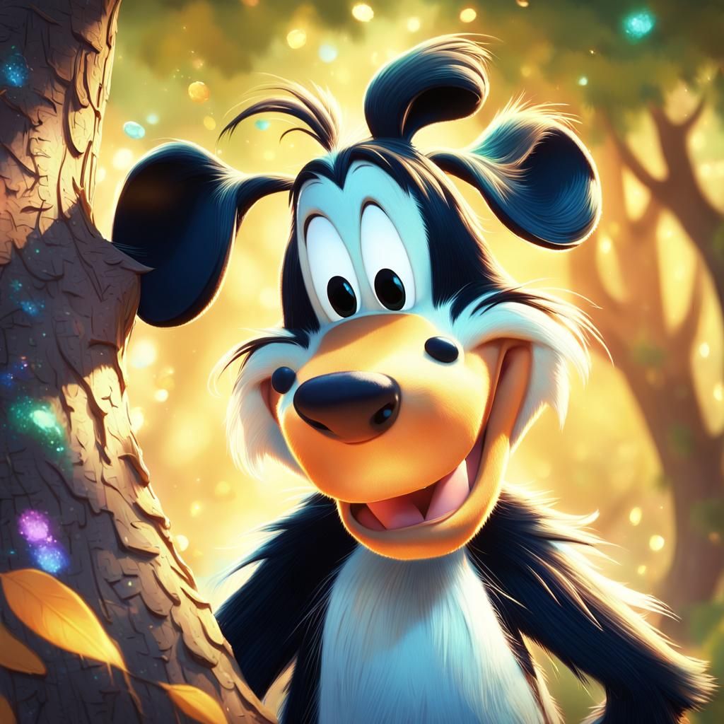 Goofy Portrait in Digital Cartoon Style