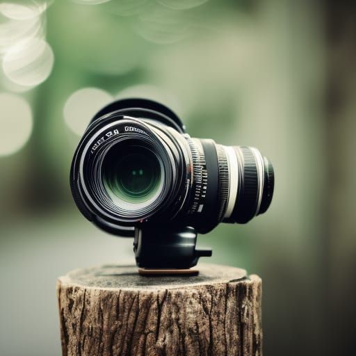 Vintage Photograph with Bokeh and Natural Light