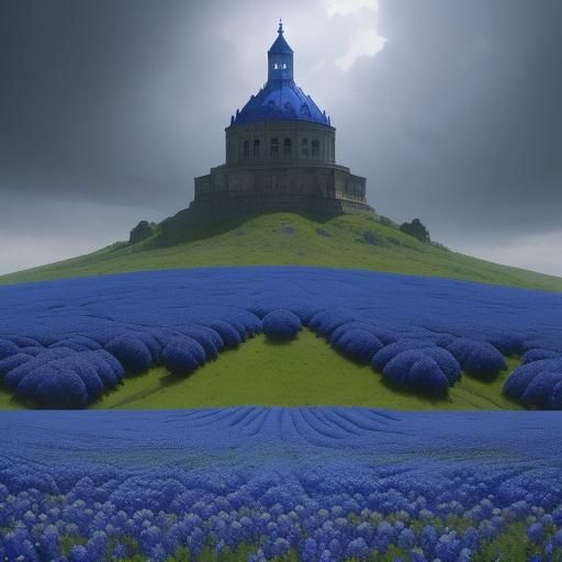 Bluebonnet Field: Epic Digital Matte Painting