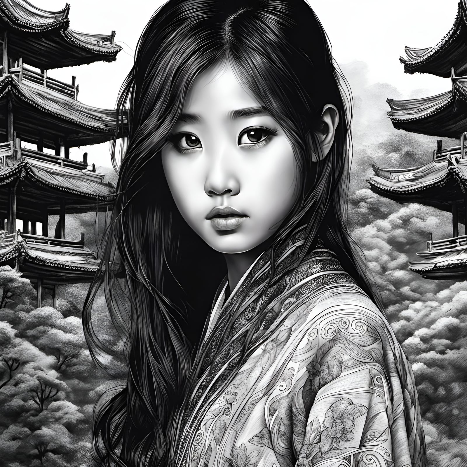 in real life, this takes me forever to draw, b/c i use the white of the paper for the white π©π»βπ¨π’ποΈ