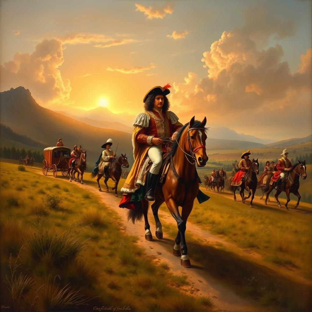 Louis XIV and Family Ride to Prussian Frontier