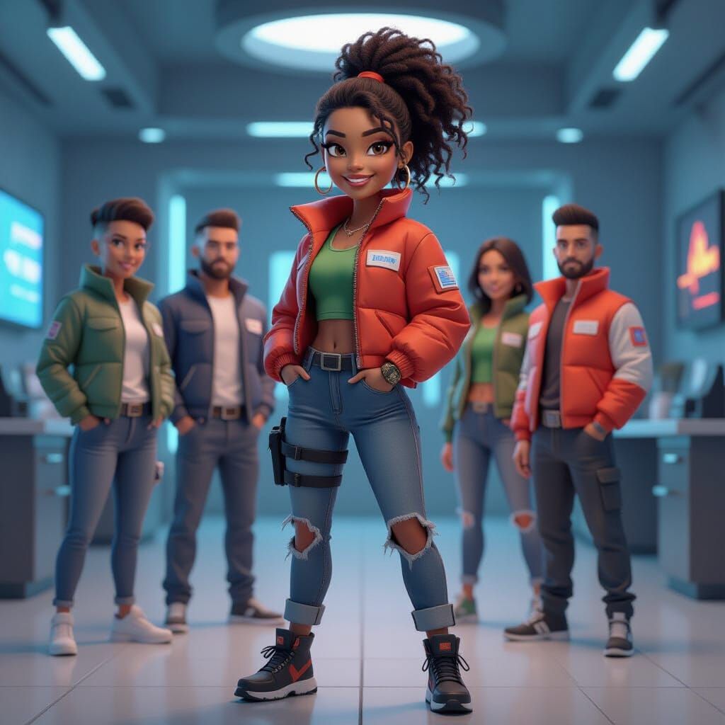 Team Angie LLC: 3D Game Cinematic Character