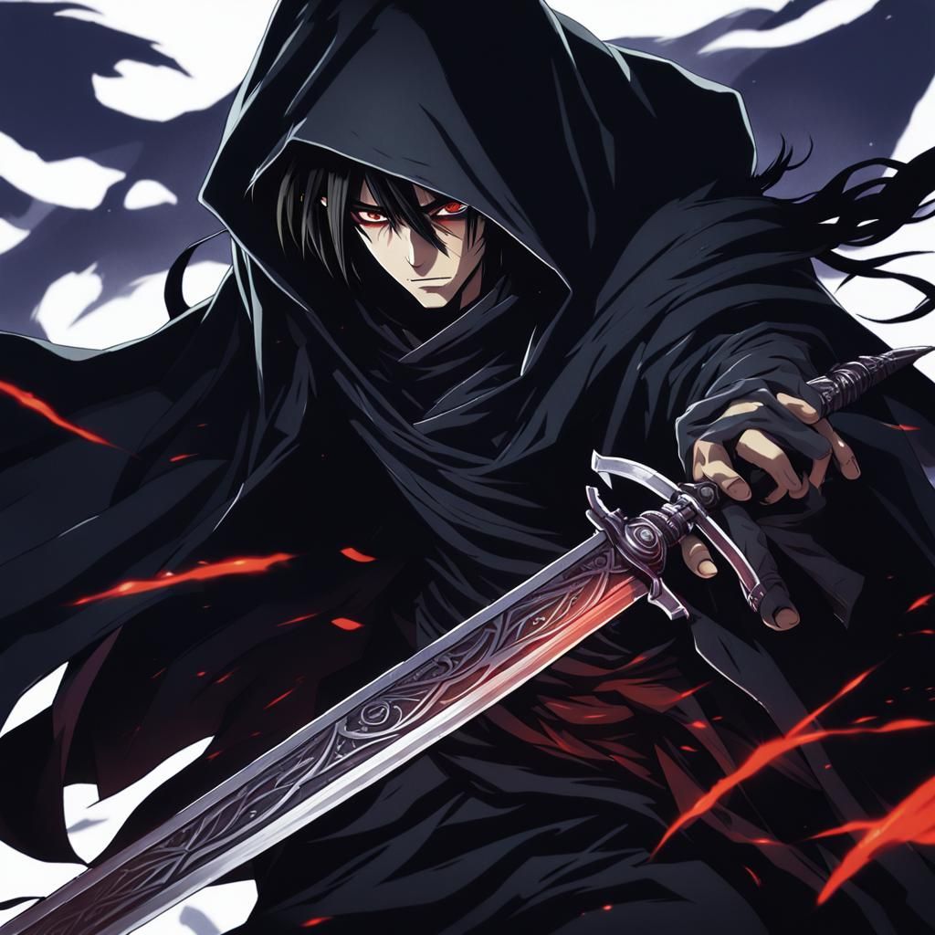 Kurogane Shadowblade, the hero of the Anime Villain Showdown