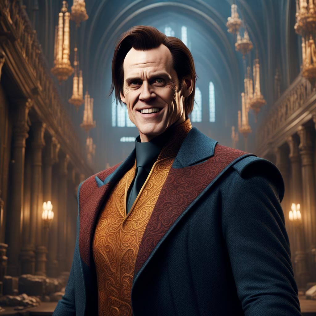 Jim Carrey as Lex Luthor: Detailed Matte Painting