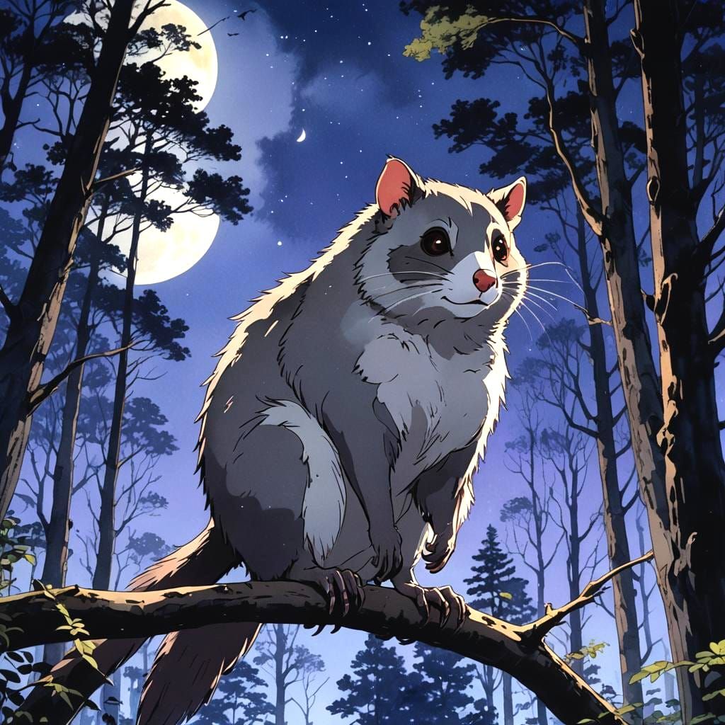 Anime Possum's Last Dance Under Three Moons