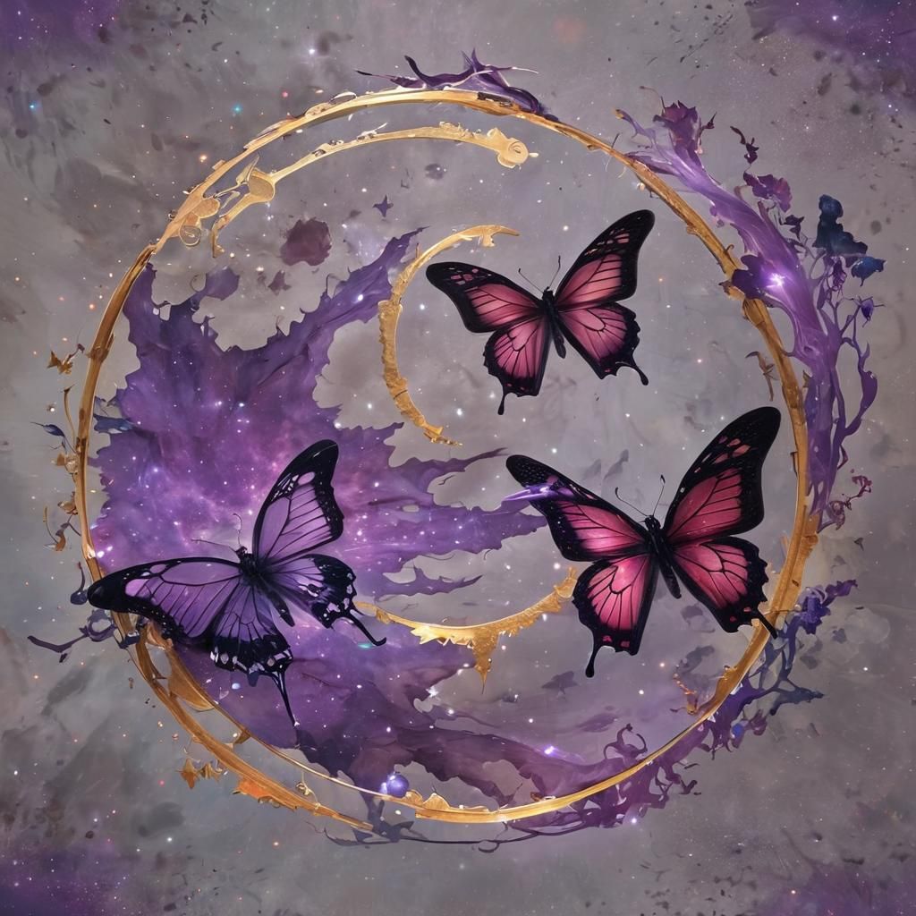 Surreal Stargate with Victorian and Art Nouveau Elements