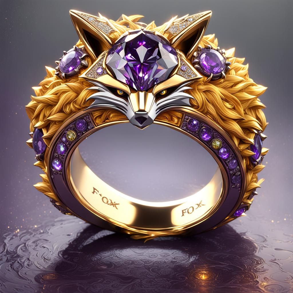 Fox Diamond Ring: Dark Fantasy Concept Art
