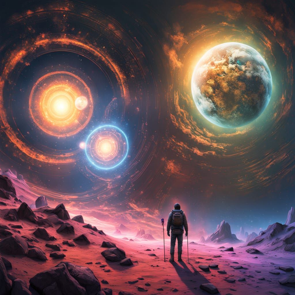 (masterpiece, high quality), (sci-fi, fantasy, surrealism, dark academia), (person), "The Last Observer"

Dr. Elias Venn...