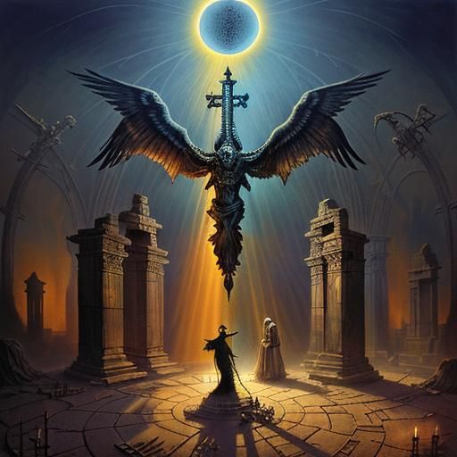 Steampunk Cultists at Dark Ritual