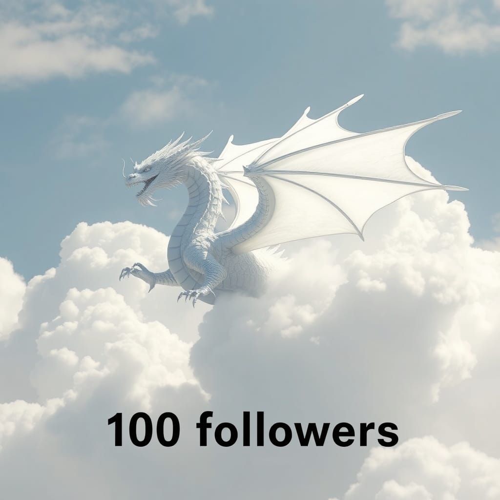 White Wind Dragon Celebrates 100 Followers