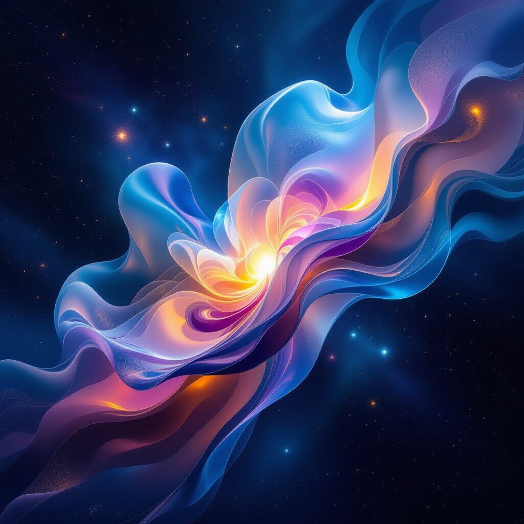 Glass Nebula in Cosmic Gallery Style