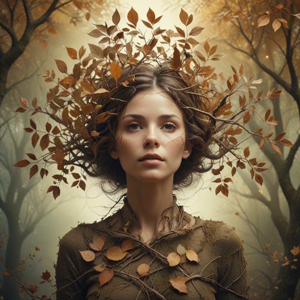 Surreal, Ethereal, Mystical Tree Branches