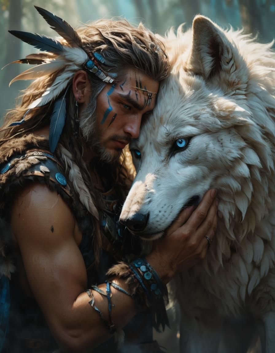 Warrior and Wolf: Intimate Fantasy Art in Oil
