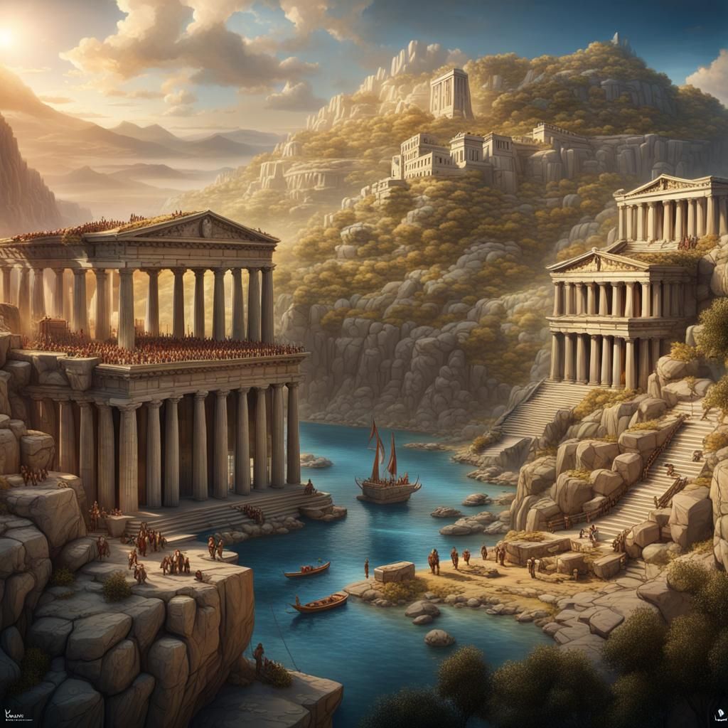 Greek Civilization: Humanity's Promotion in Digital Art