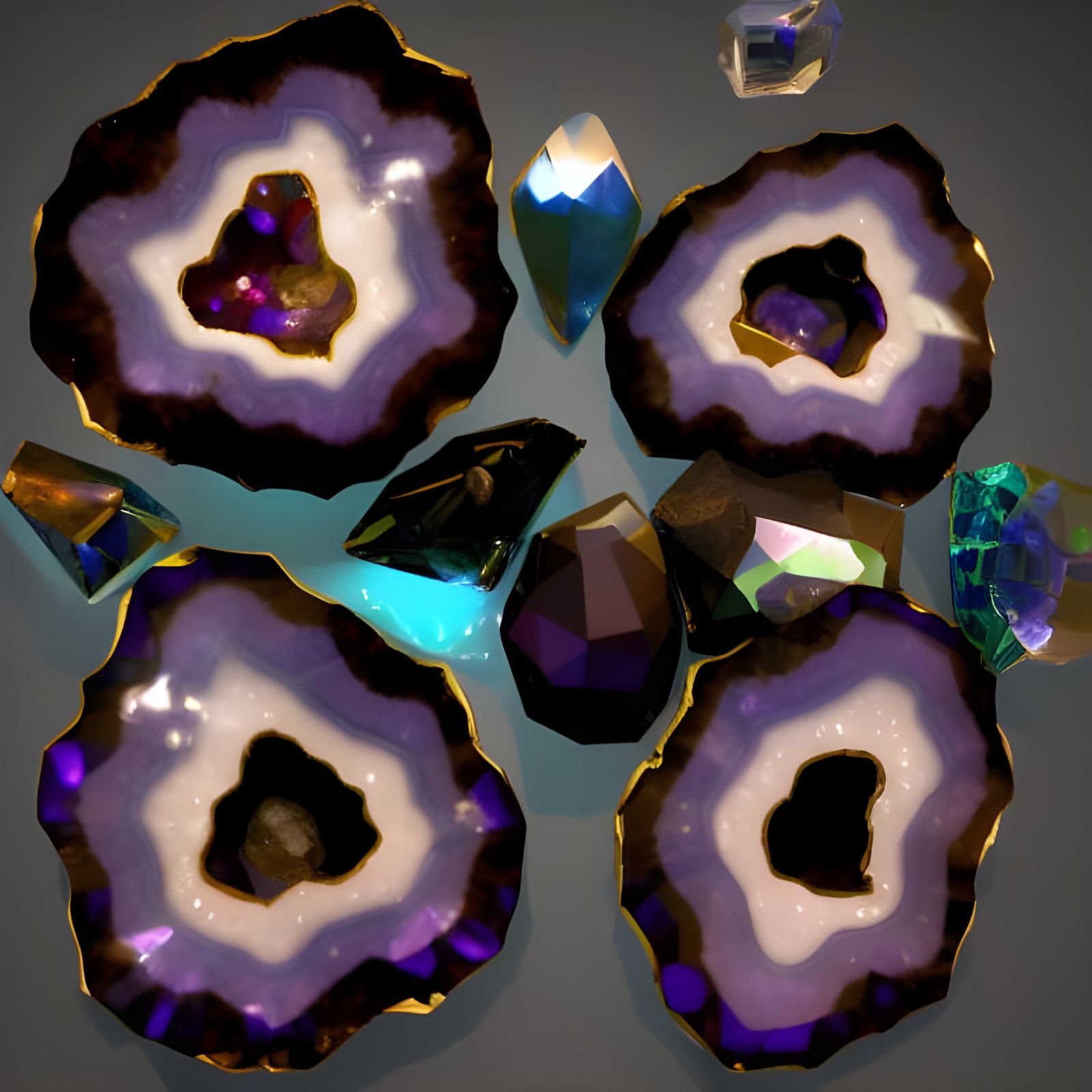 Opulent Geodes and Jewels in Unreal Engine 5