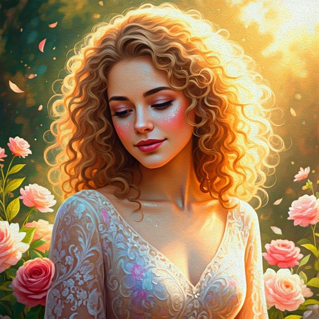 Youthful Dreamer Lost in Whimsical Reverie