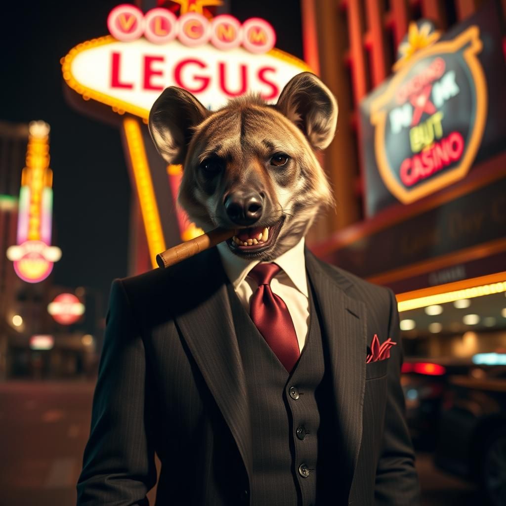 Hyena Mafia Boss Outside Las Vegas Casino