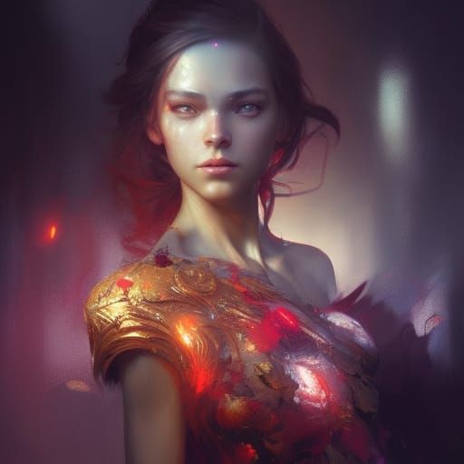 Coronation of Usurper in Dark Fantasy Style