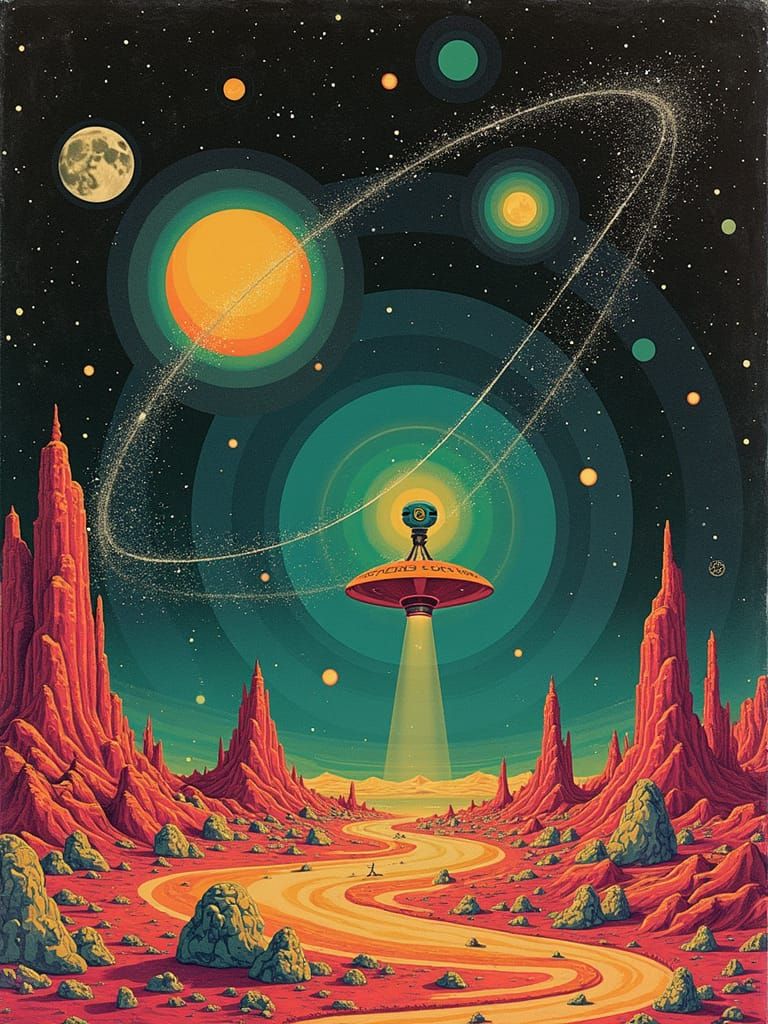 1960s And 1960s Style Sci-Fi Paperback Novel Book Covers